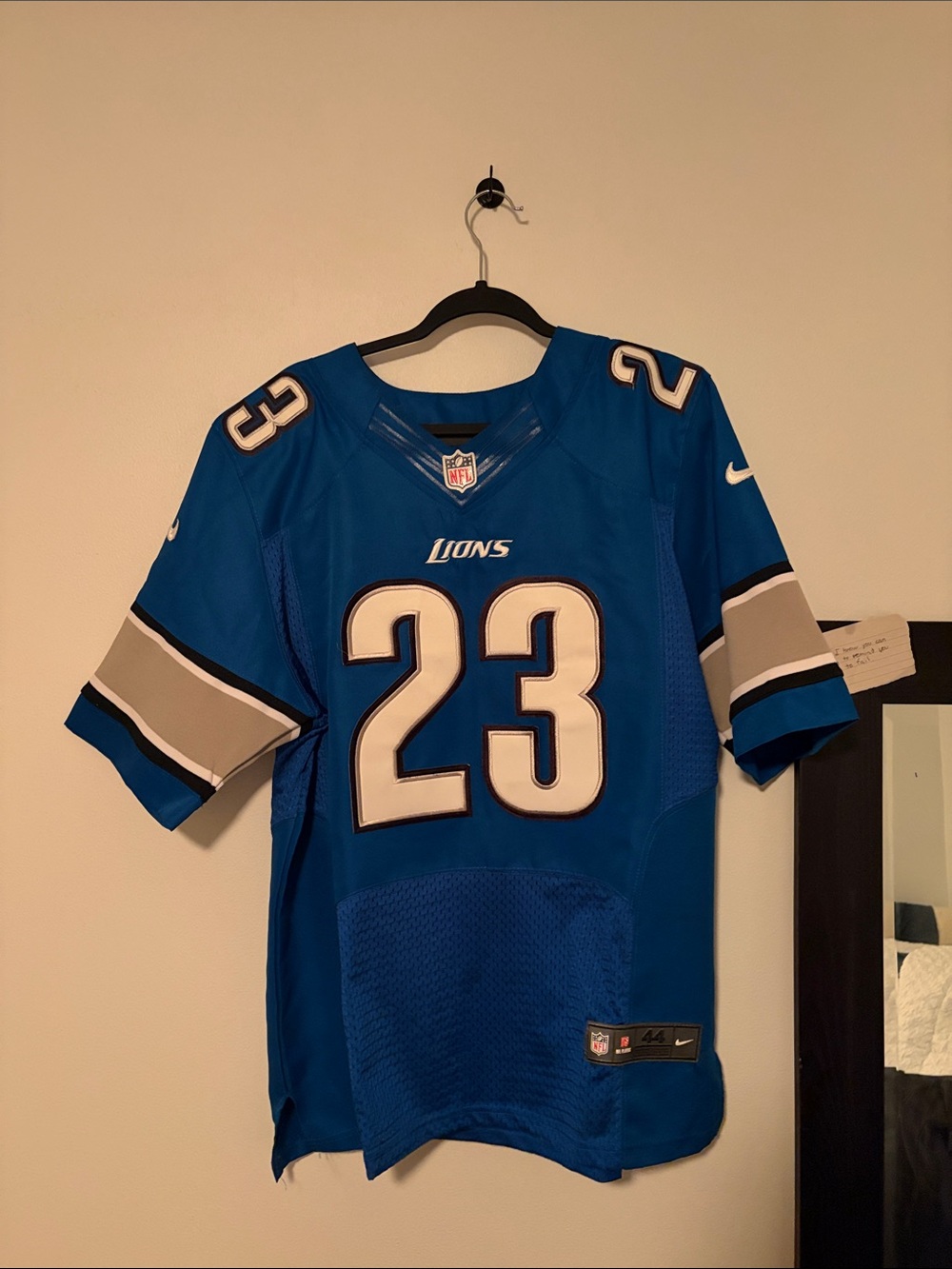 Nike Men’s Detroit Lions #23 “Darius Slay” Royal Blue Football Jersey